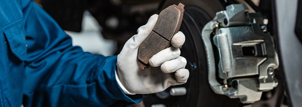 Plaquette de frein usée